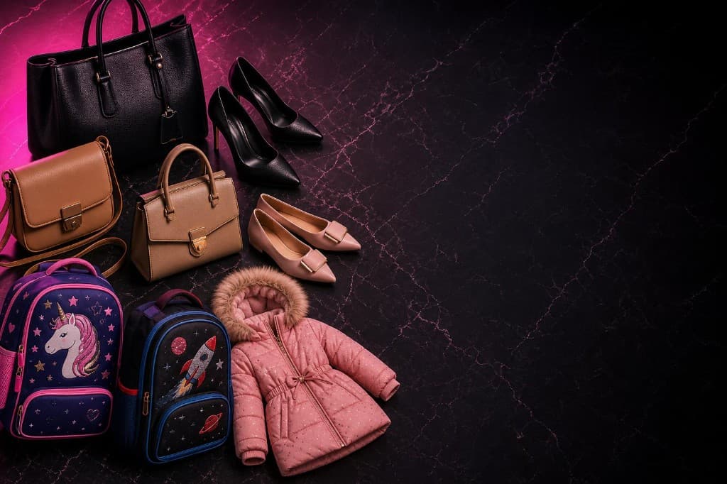 Bags, shoes, school bags, coats and accessories from Amfoskwart Fashion